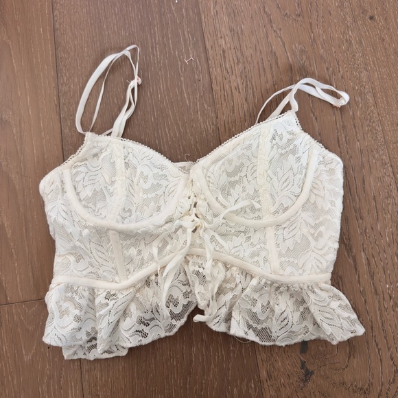 Altar'd State Tops - Altar'd State Lace Bralette top in white